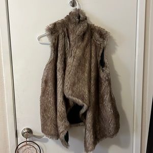 Womens fur vest